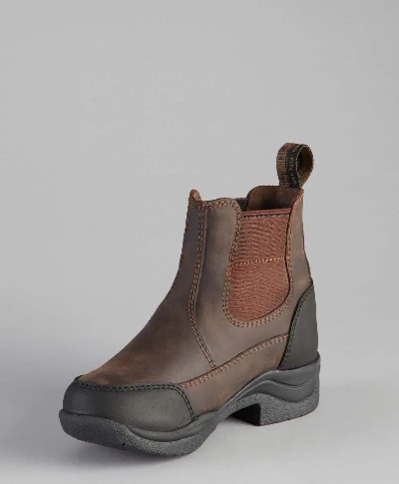 Premier Equine Vinci Junior Waterproof Boots - Brown-1